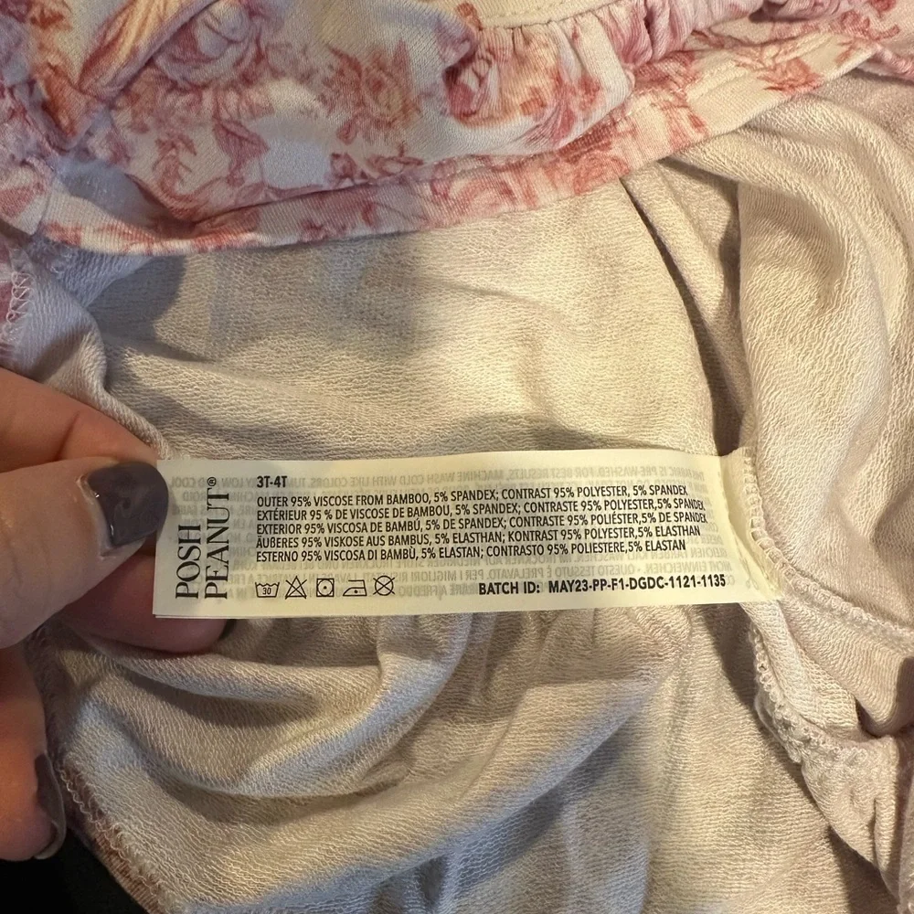 Posh Peanut Antoinette Ruffled Zippered Hoodie Size 3T/4T - Picture 6 of 8